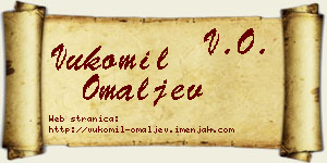 Vukomil Omaljev vizit kartica